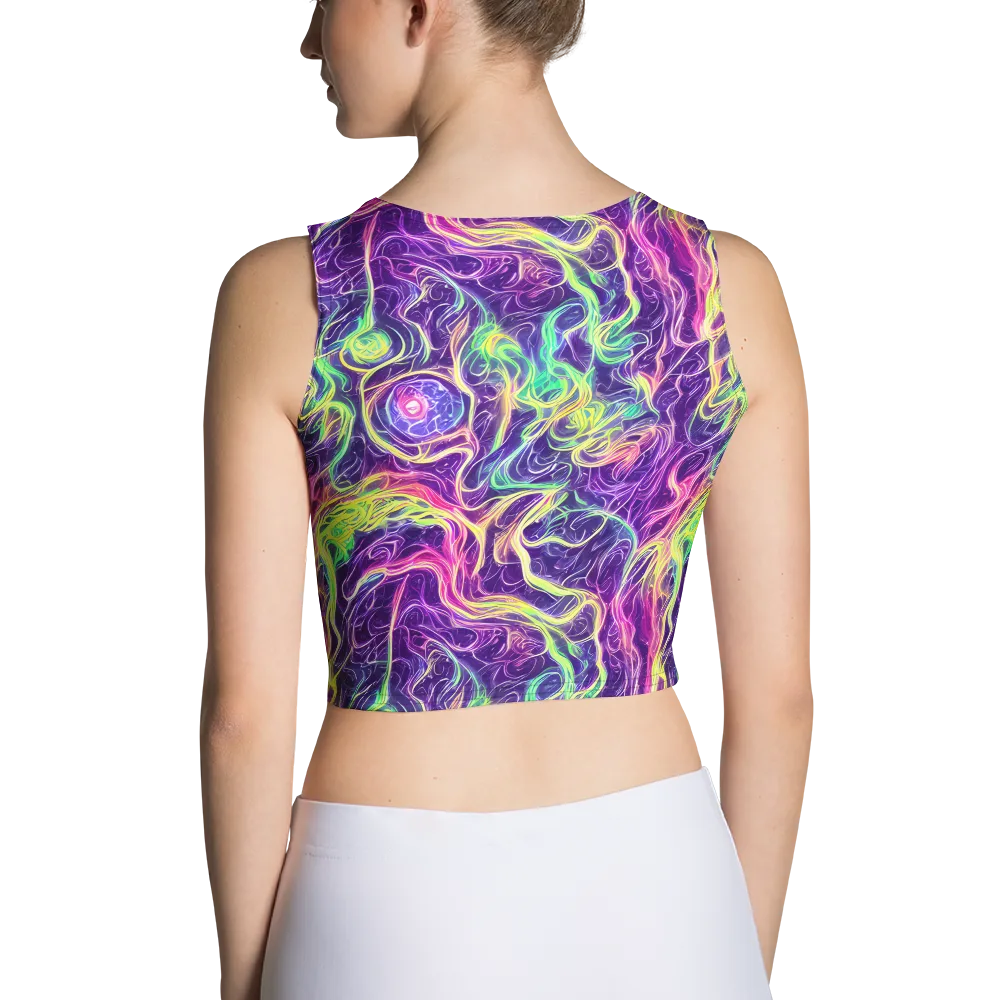 Glowstream on Crop Top — Back