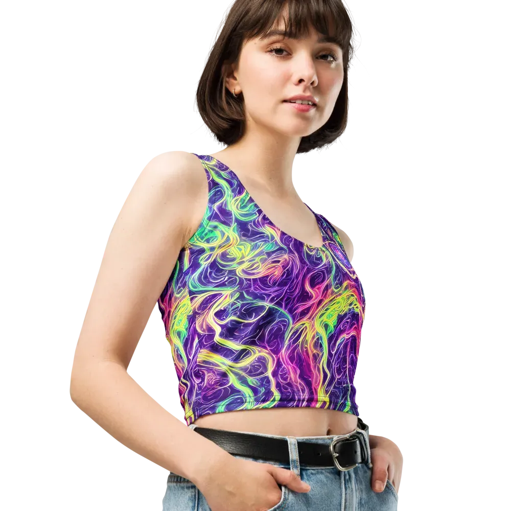 Glowstream on Crop Top — Right Front