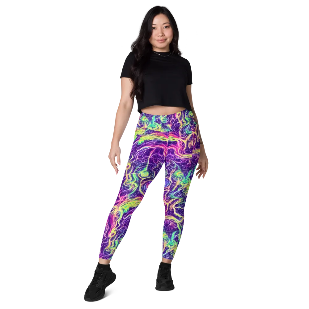 Glowstream on Leggings with Pockets — Front
