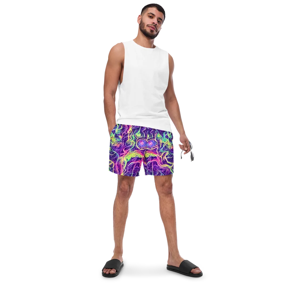 Glowstream on Swim Trunks — Front
