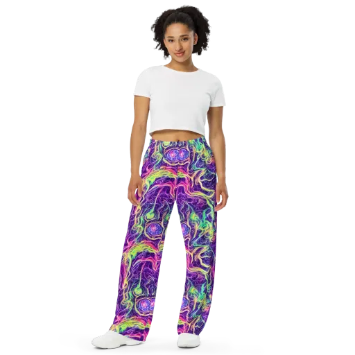 Glowstream on a Wide-Leg Pants