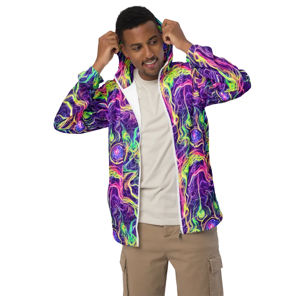 Glowstream on Men's Windbreaker — Front