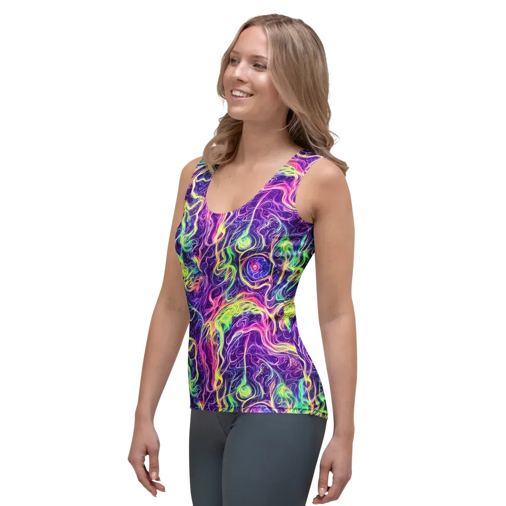 Glowstream on Women's Tank Top — Left Front