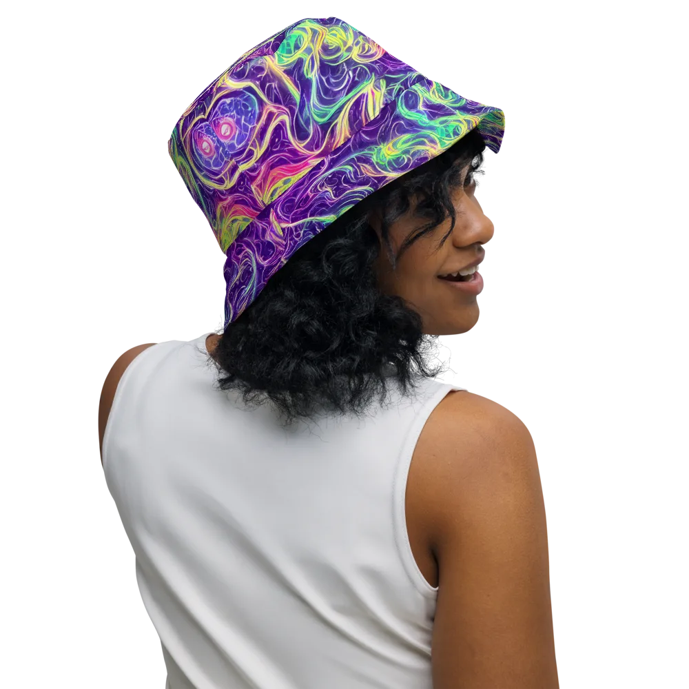 Glowstream on Reversible Bucket Hat — Right Outside