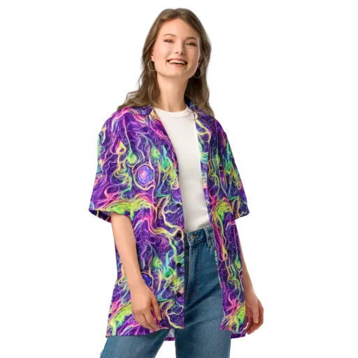 Glowstream on a Button Shirt