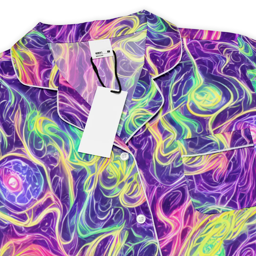 Glowstream on Women's Short Sleeve Pajama Top — Product details