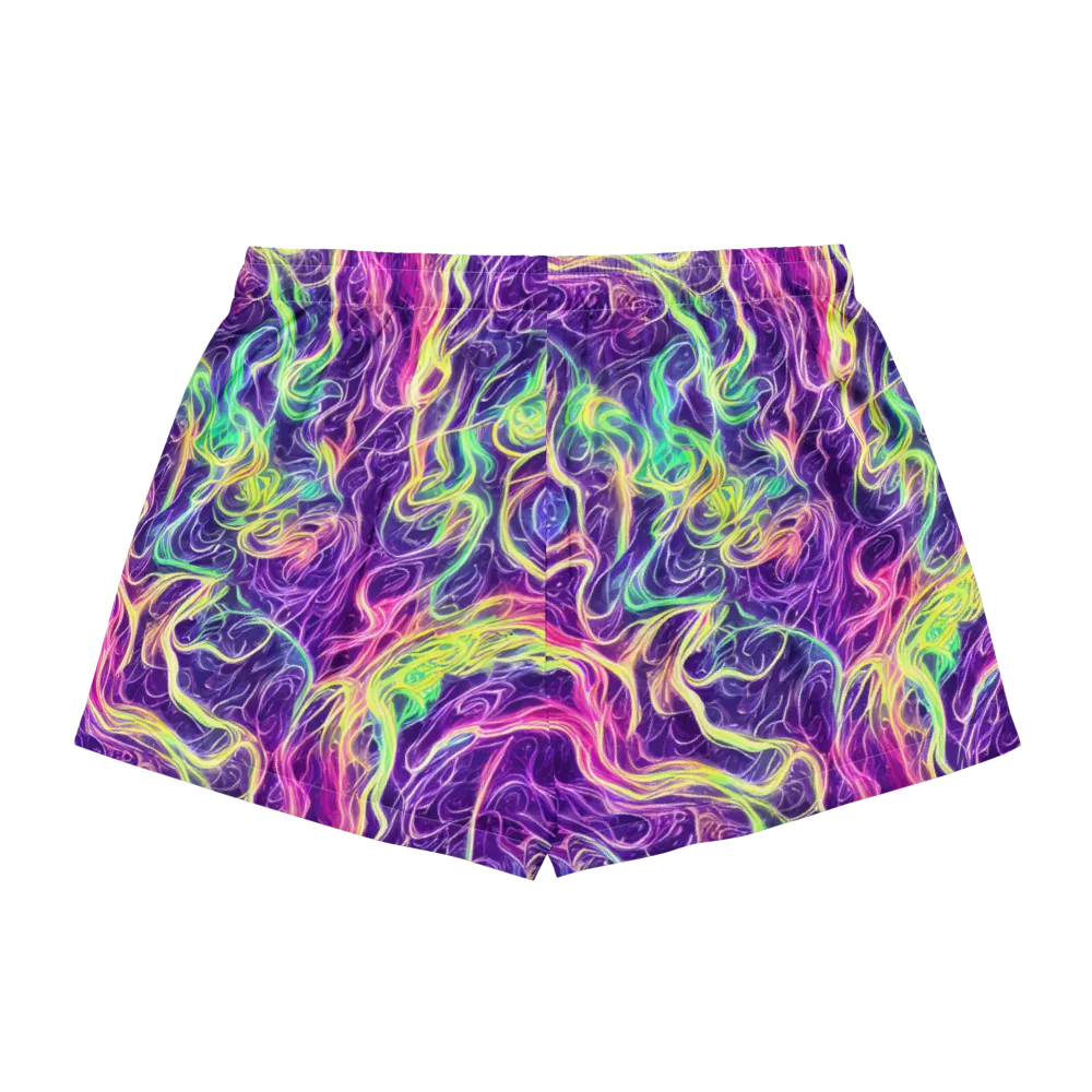 Glowstream on Women's Pajama Shorts — Back