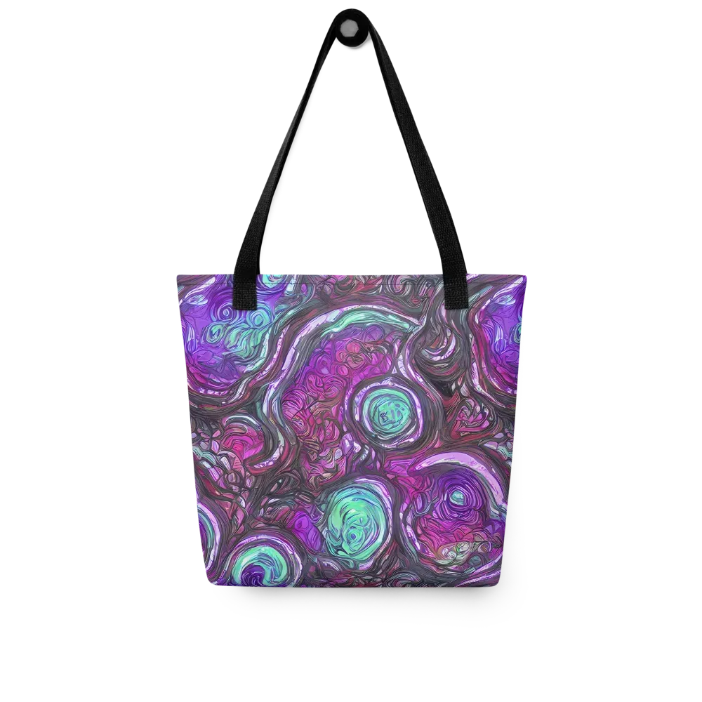 Neon Rosette on Tote Bag — Front
