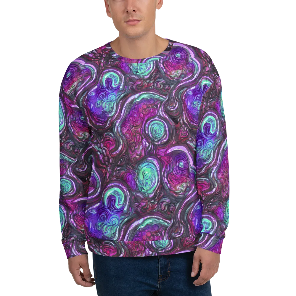 Neon Rosette on Sweatshirt — Front