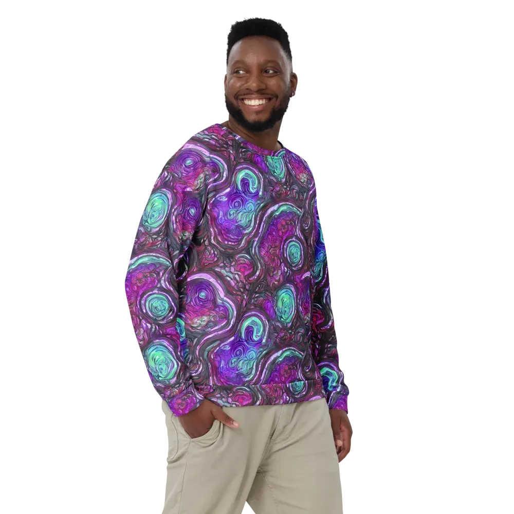 Neon Rosette on Sweatshirt — Front