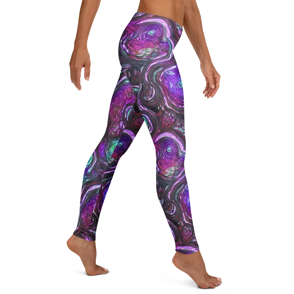 Neon Rosette on Leggings — Right