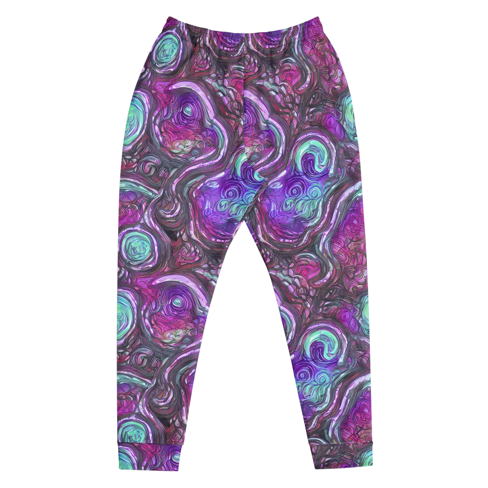 Neon Rosette on Men's Joggers — Front