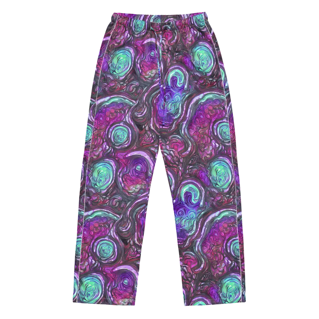 Neon Rosette on Women's Pajama Pants — Front