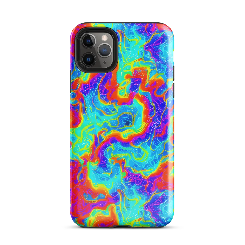 Tangerine Labyrinth on Tough Case for iPhone® — Front