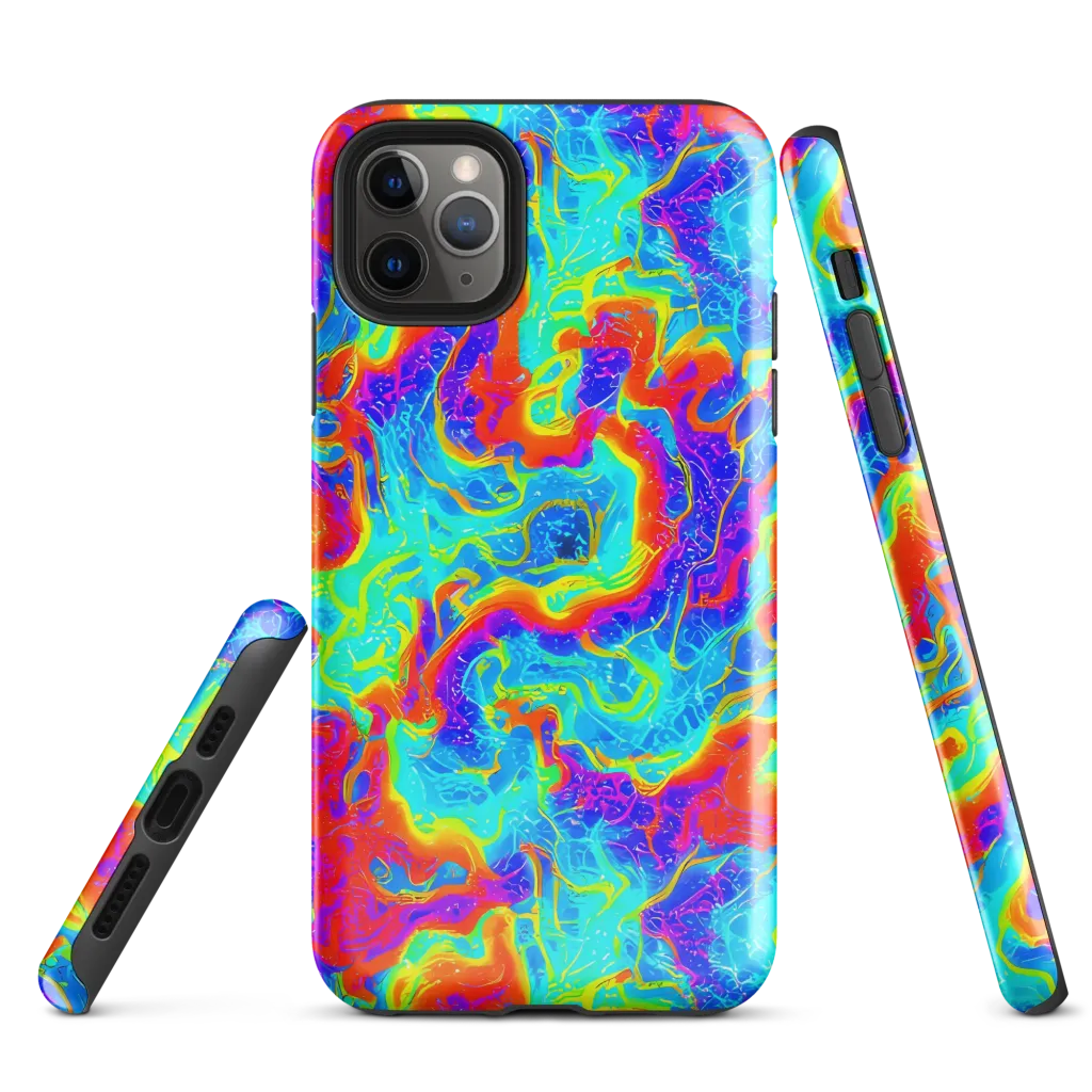 Tangerine Labyrinth on Tough Case for iPhone® — Front