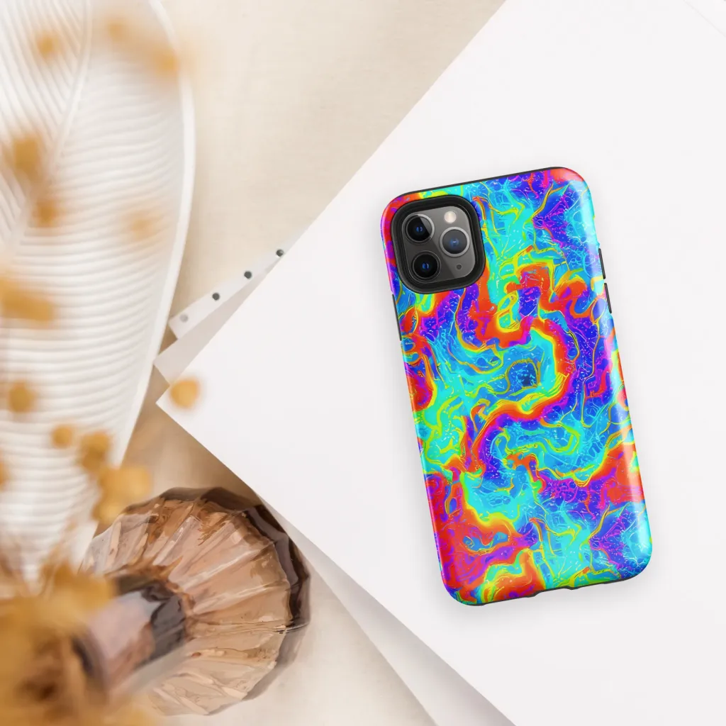 Tangerine Labyrinth on Tough Case for iPhone® — Front