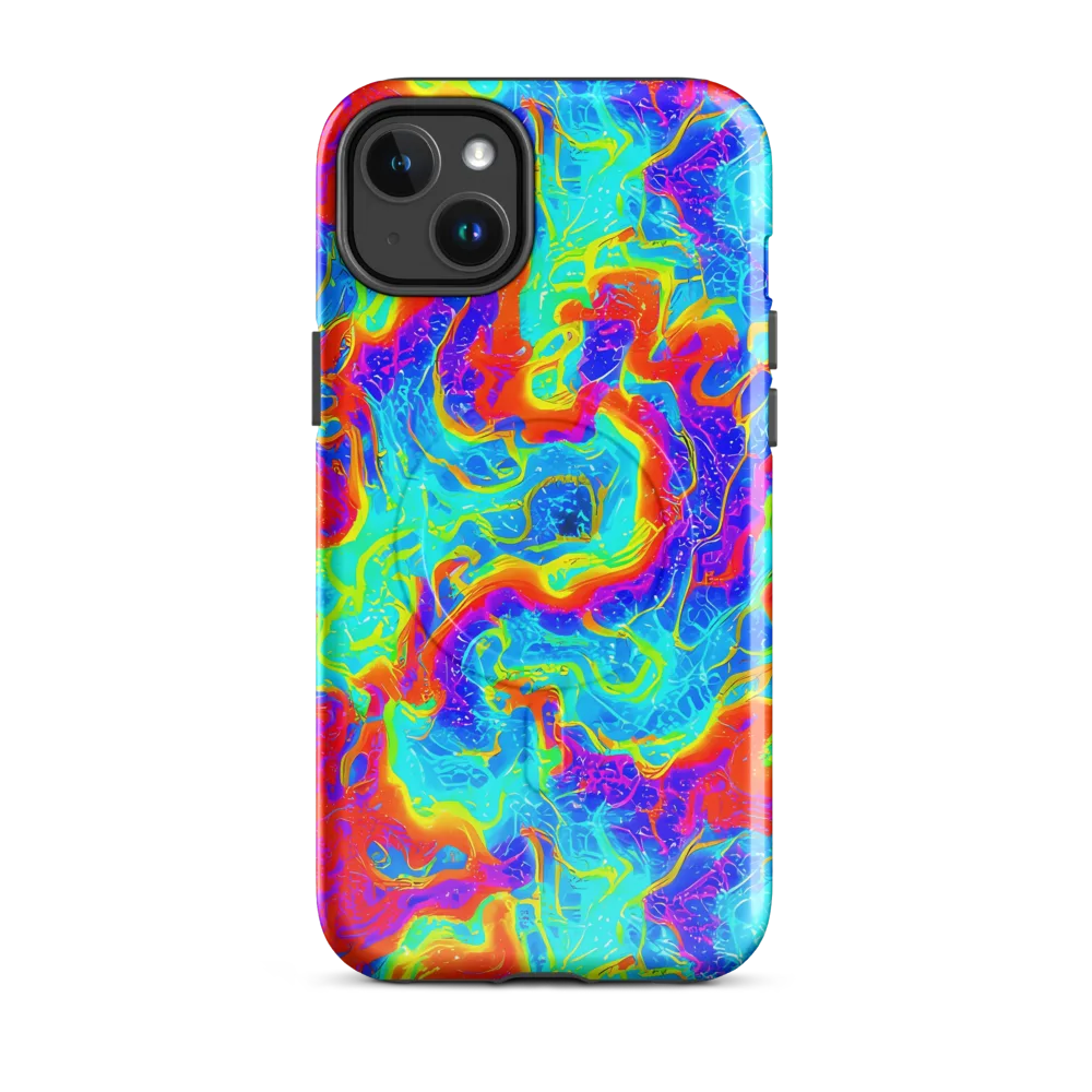 Tangerine Labyrinth on MagSafe Tough Case for iPhone® — Front