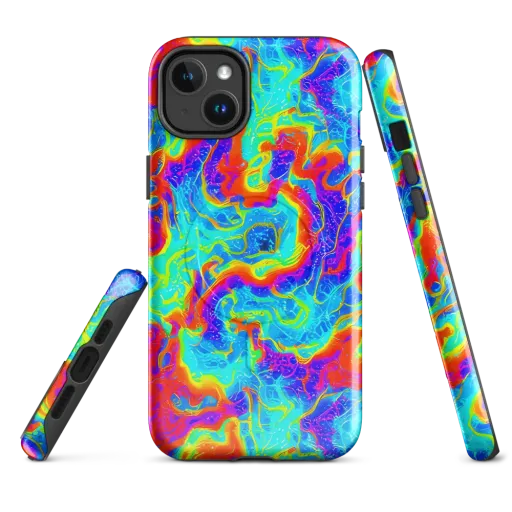 Tangerine Labyrinth on a MagSafe Tough Case for iPhone®