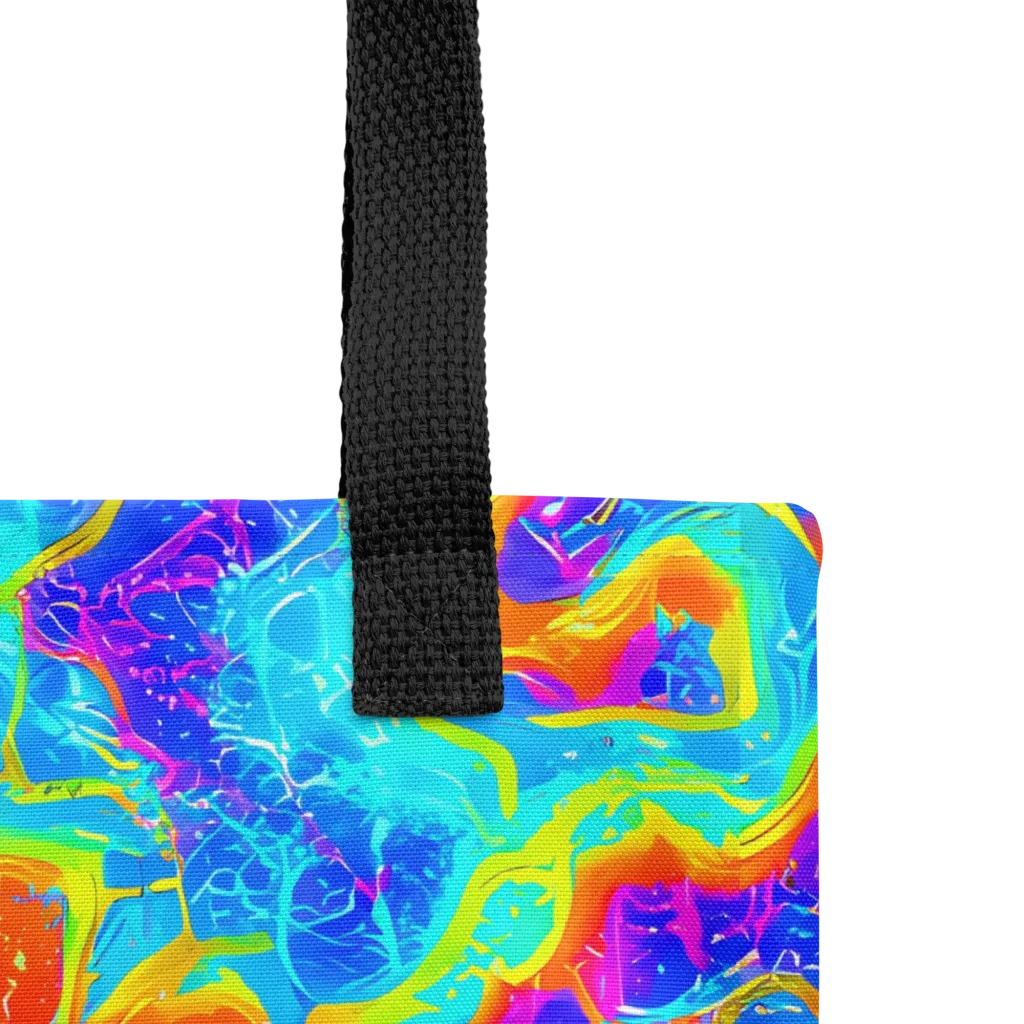 Tangerine Labyrinth on Tote Bag — Product details