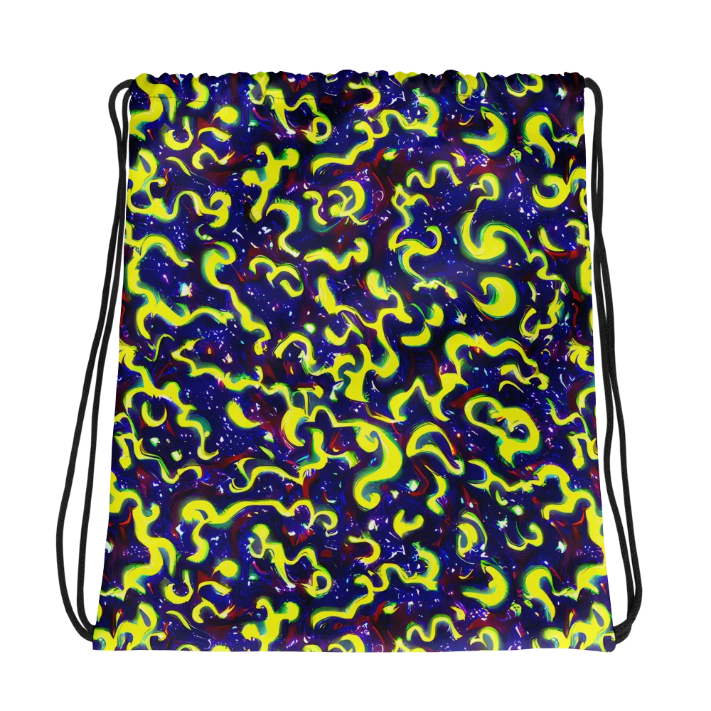 Ultraviolet Vortex on Drawstring Bag — Photo