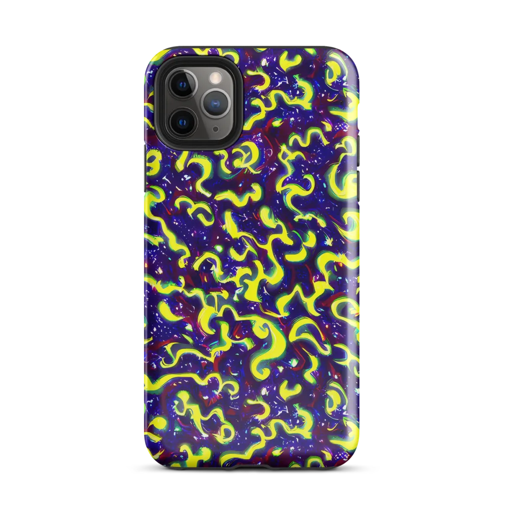 Ultraviolet Vortex on Tough Case for iPhone® — Front