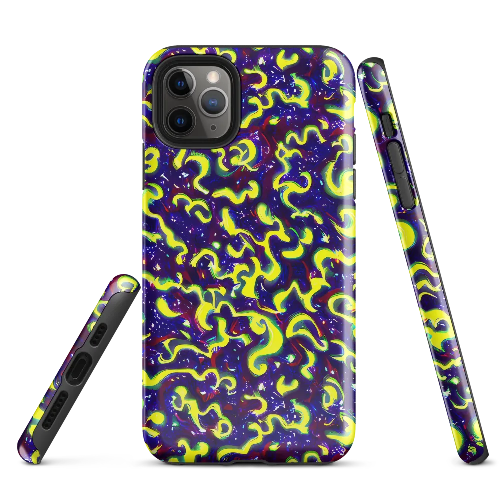 Ultraviolet Vortex on Tough Case for iPhone® — Front