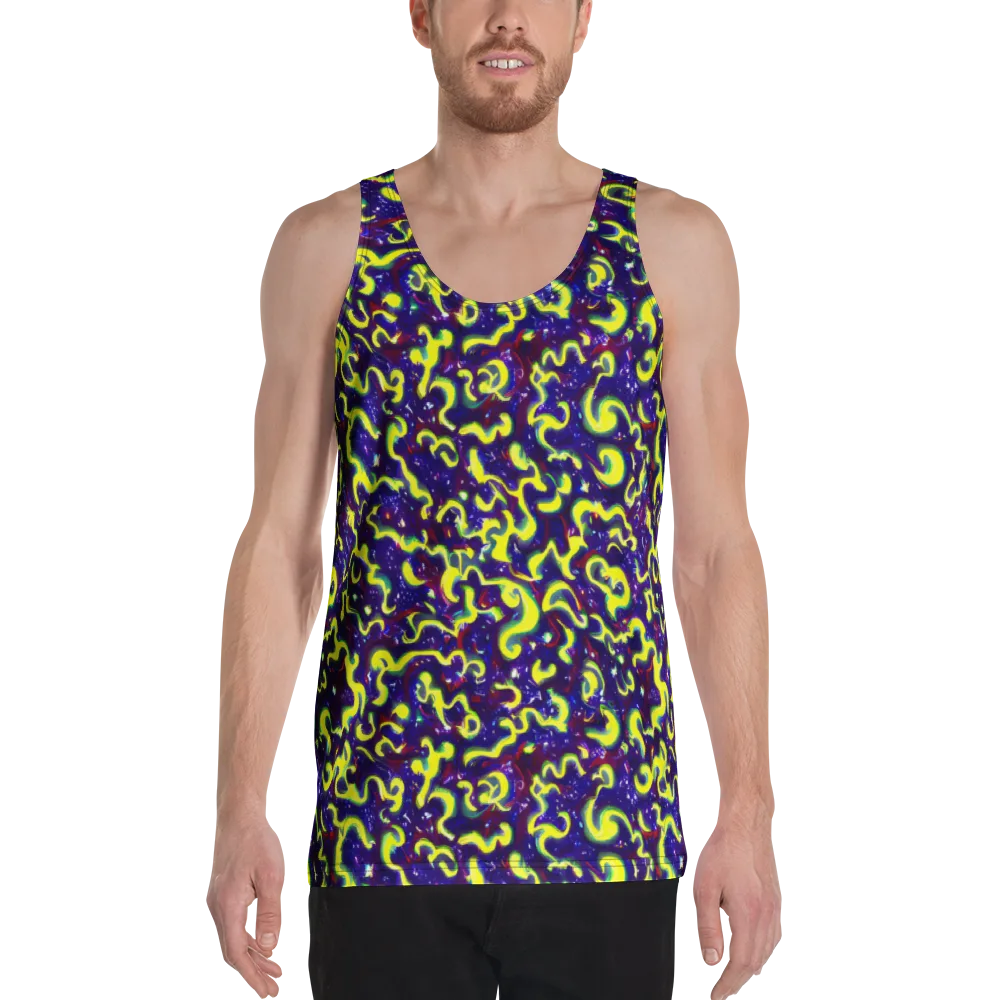 Ultraviolet Vortex on Men's Tank Top — Front