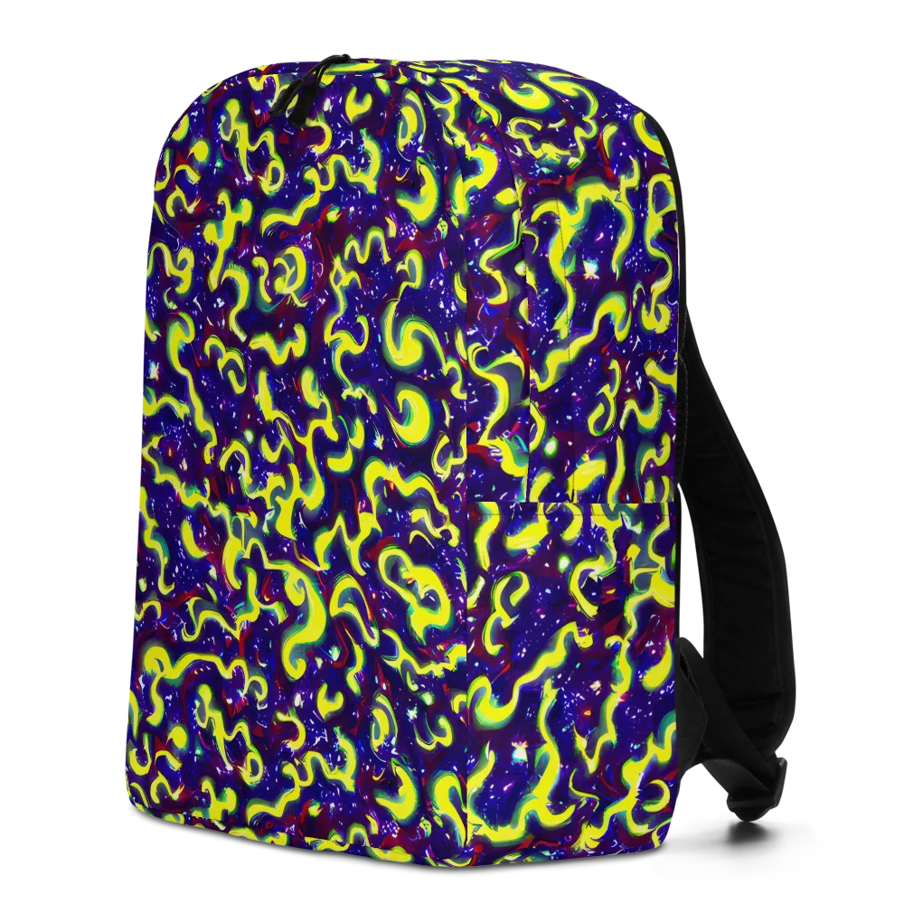 Ultraviolet Vortex on Minimalist Backpack — Left