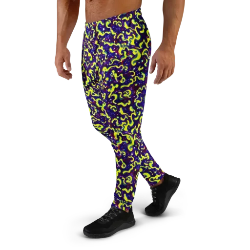 Ultraviolet Vortex on a Men's Joggers