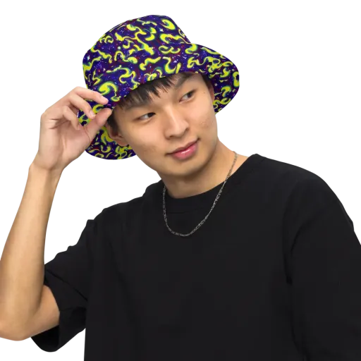 Ultraviolet Vortex on a Reversible Bucket Hat