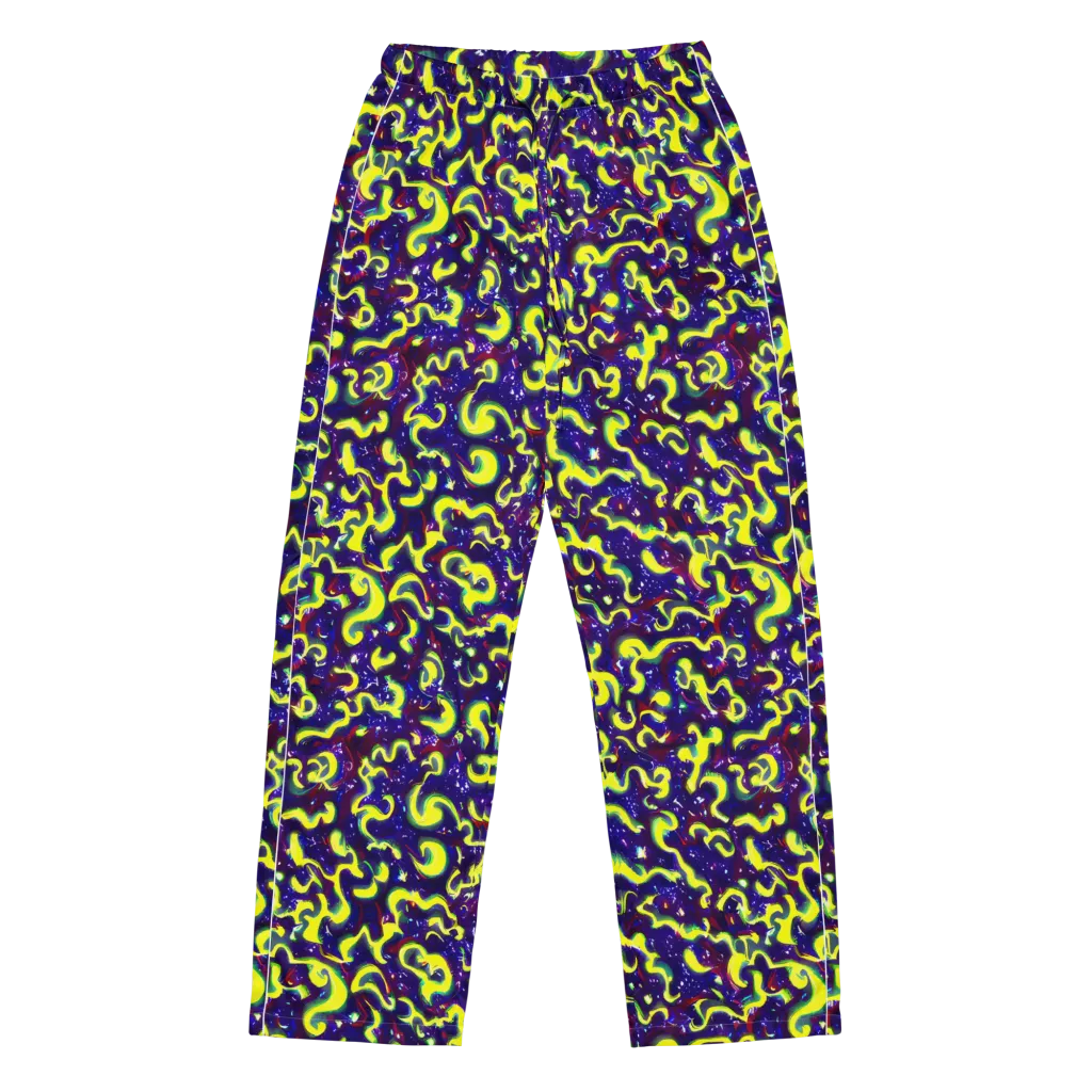 Ultraviolet Vortex on Women's Pajama Pants — Front