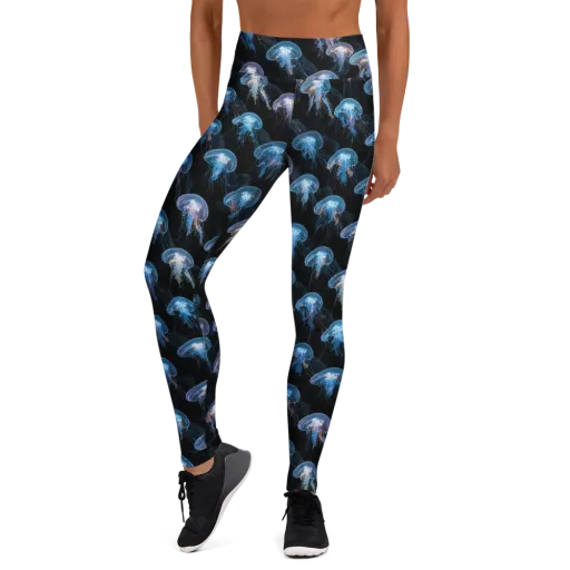 Deep-sea Reverie on a Yoga Leggings