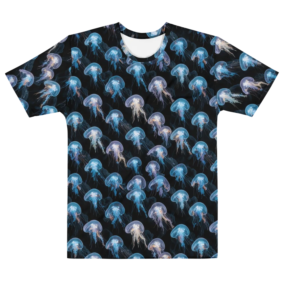 Deep-sea Reverie on Men's Cotton Crew Neck T-Shirt — Front