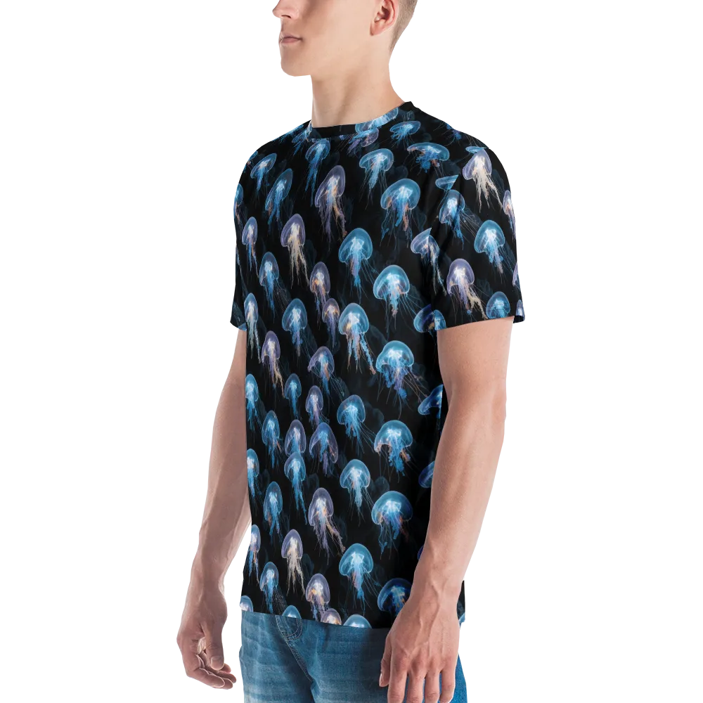 Deep-sea Reverie on Men's Crew Neck T-Shirt — Left