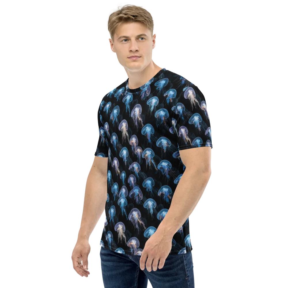 Deep-sea Reverie on Men's Crew Neck T-Shirt — Left