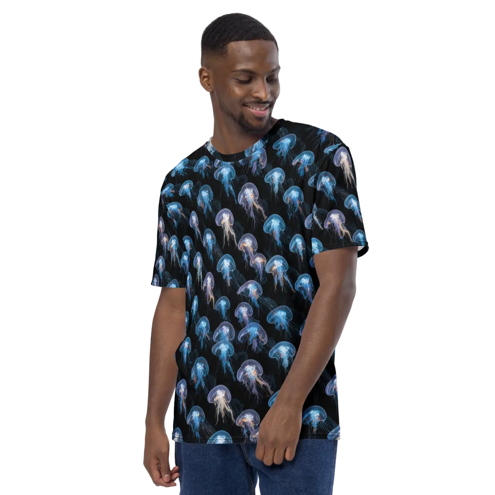 Deep-sea Reverie on Men's Crew Neck T-Shirt — Left