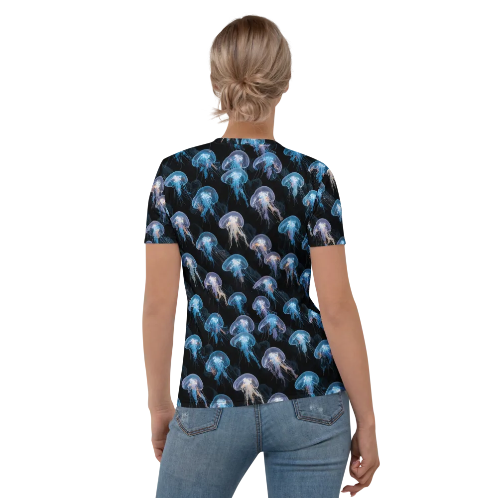 Deep-sea Reverie on Women's Crew Neck T-Shirt — Back