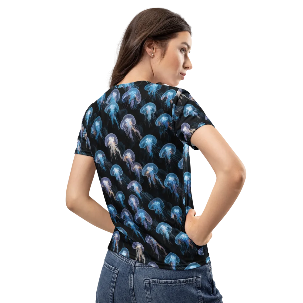 Deep-sea Reverie on Women's Crew Neck T-Shirt — Back