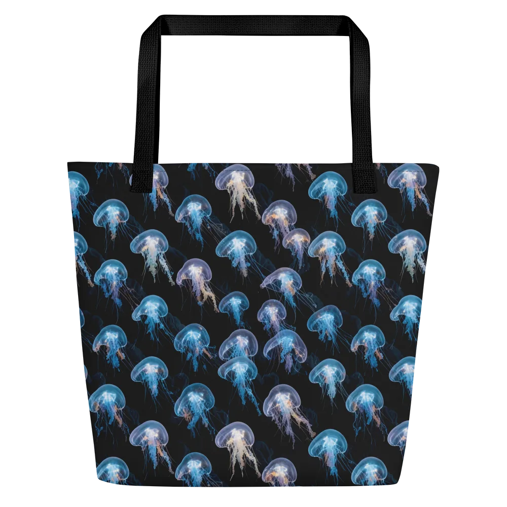 Deep-sea Reverie on Large Tote Bag W/ Pocket — Front
