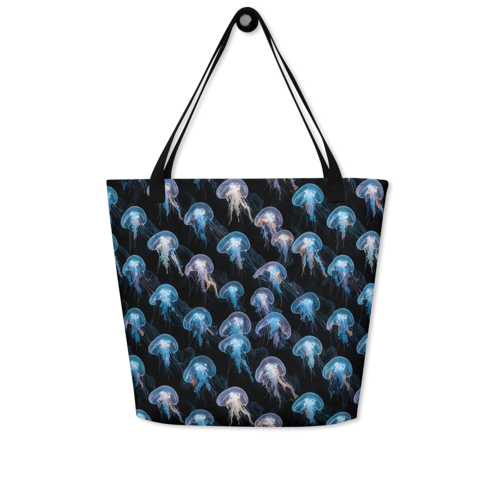 Deep-sea Reverie on Large Tote Bag W/ Pocket — Front