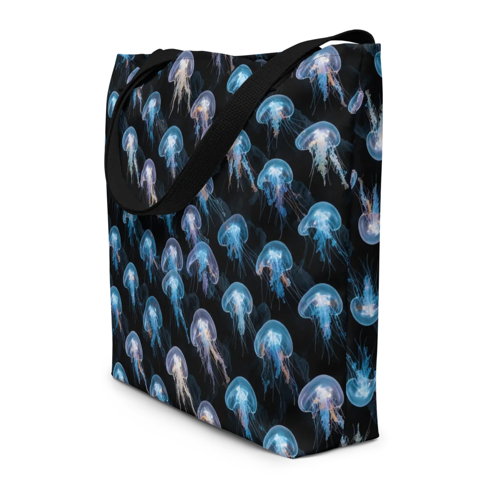 Deep-sea Reverie on Large Tote Bag W/ Pocket — Front