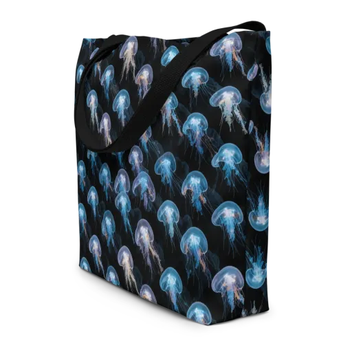 Deep-sea Reverie on a Large Tote Bag W/ Pocket