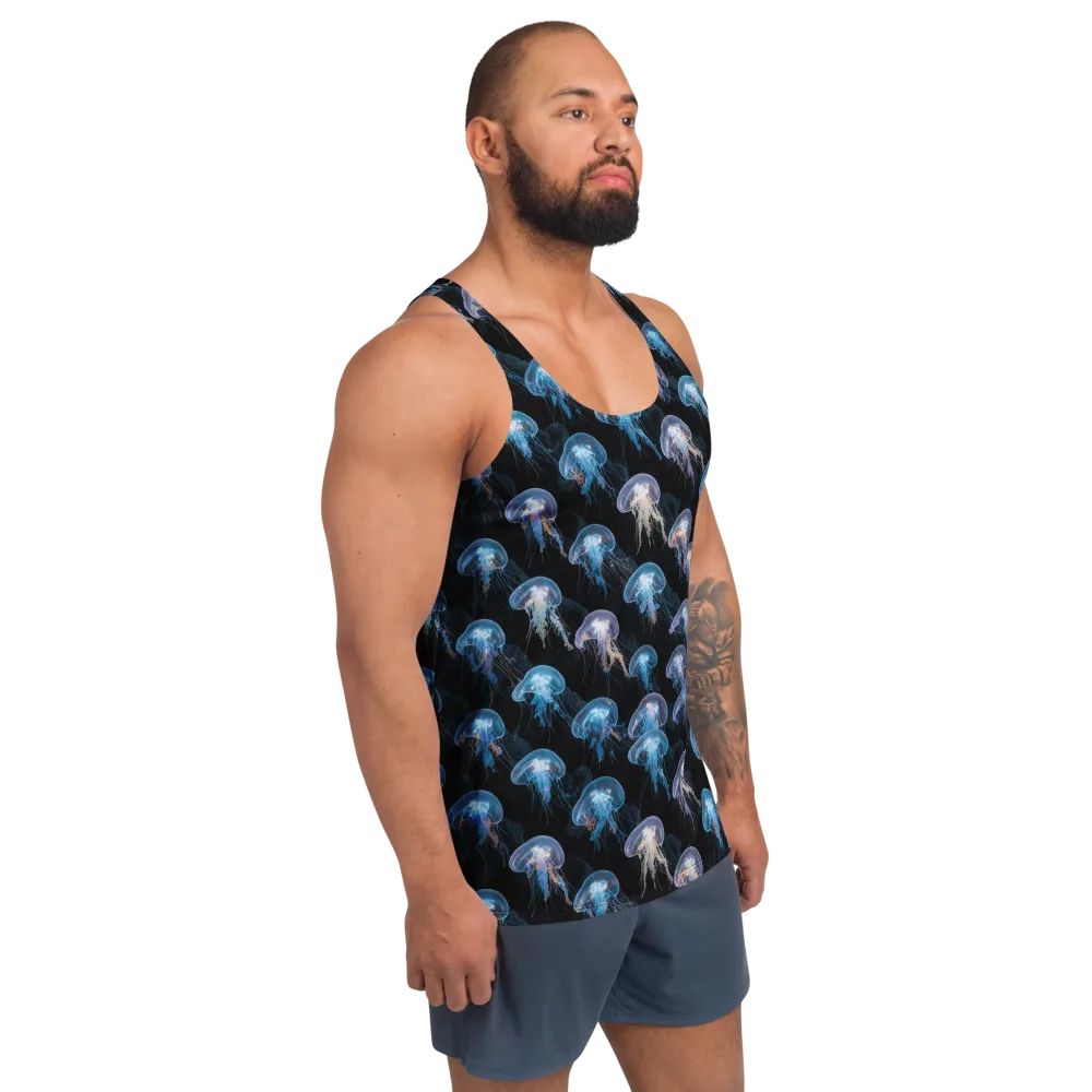 Deep-sea Reverie on Men's Tank Top — Right Front