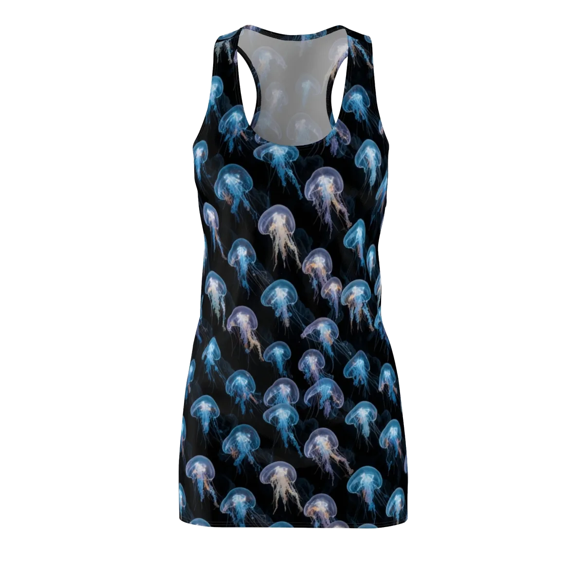 Deep-sea Reverie on Racerback Dress — Front