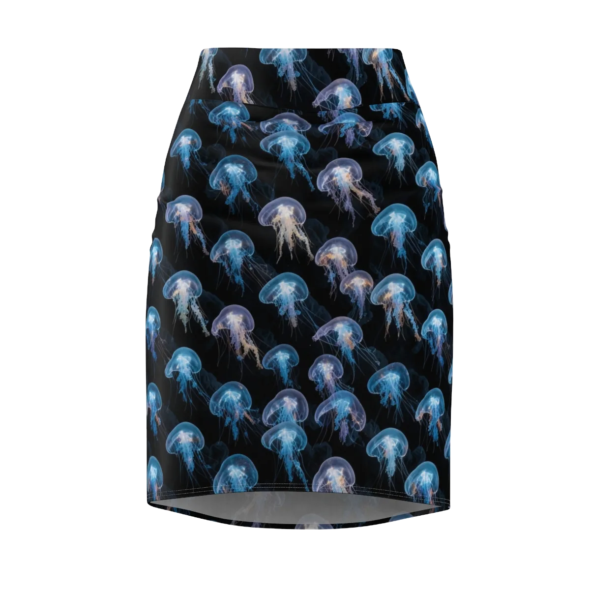 Deep-sea Reverie on Pencil Skirt — Front