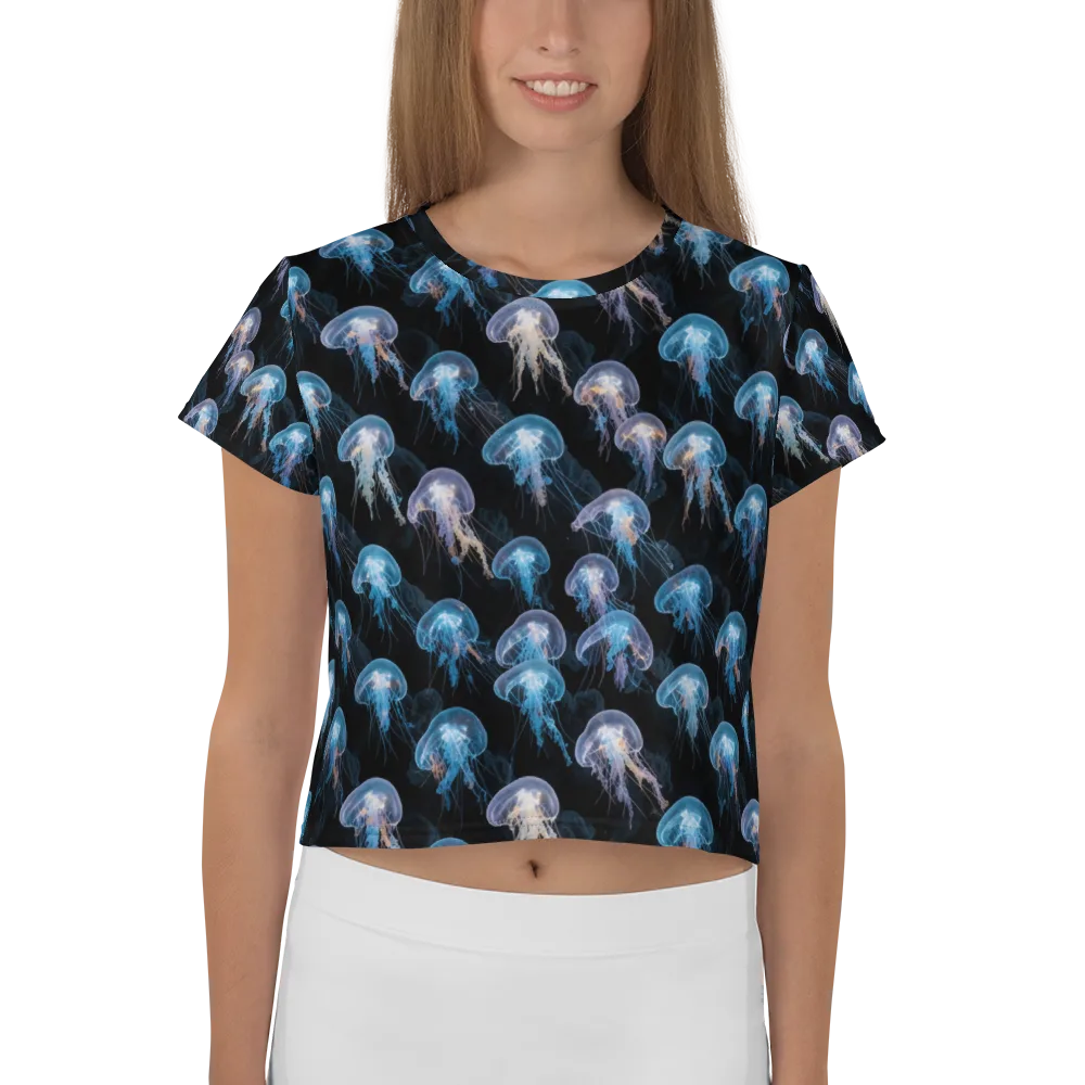 Deep-sea Reverie on Crop Tee — Front