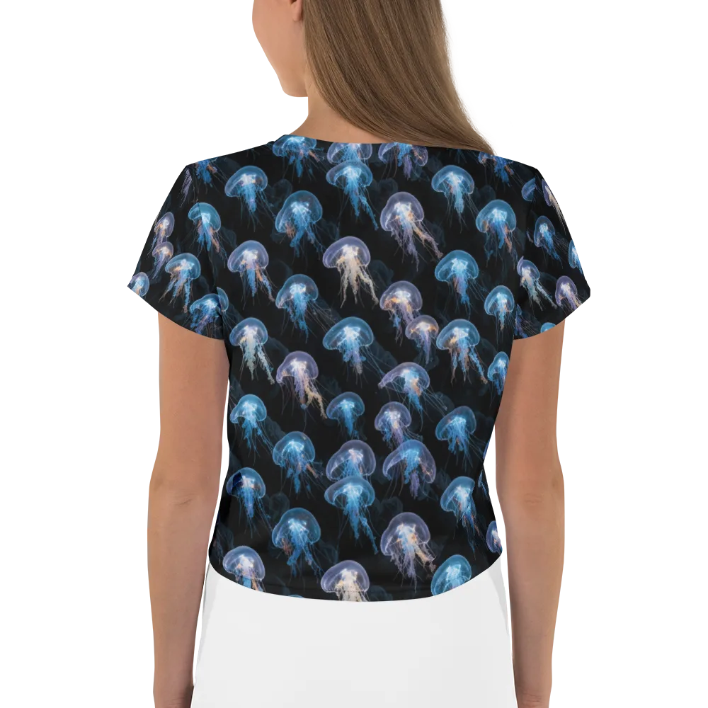 Deep-sea Reverie on Crop Tee — Back
