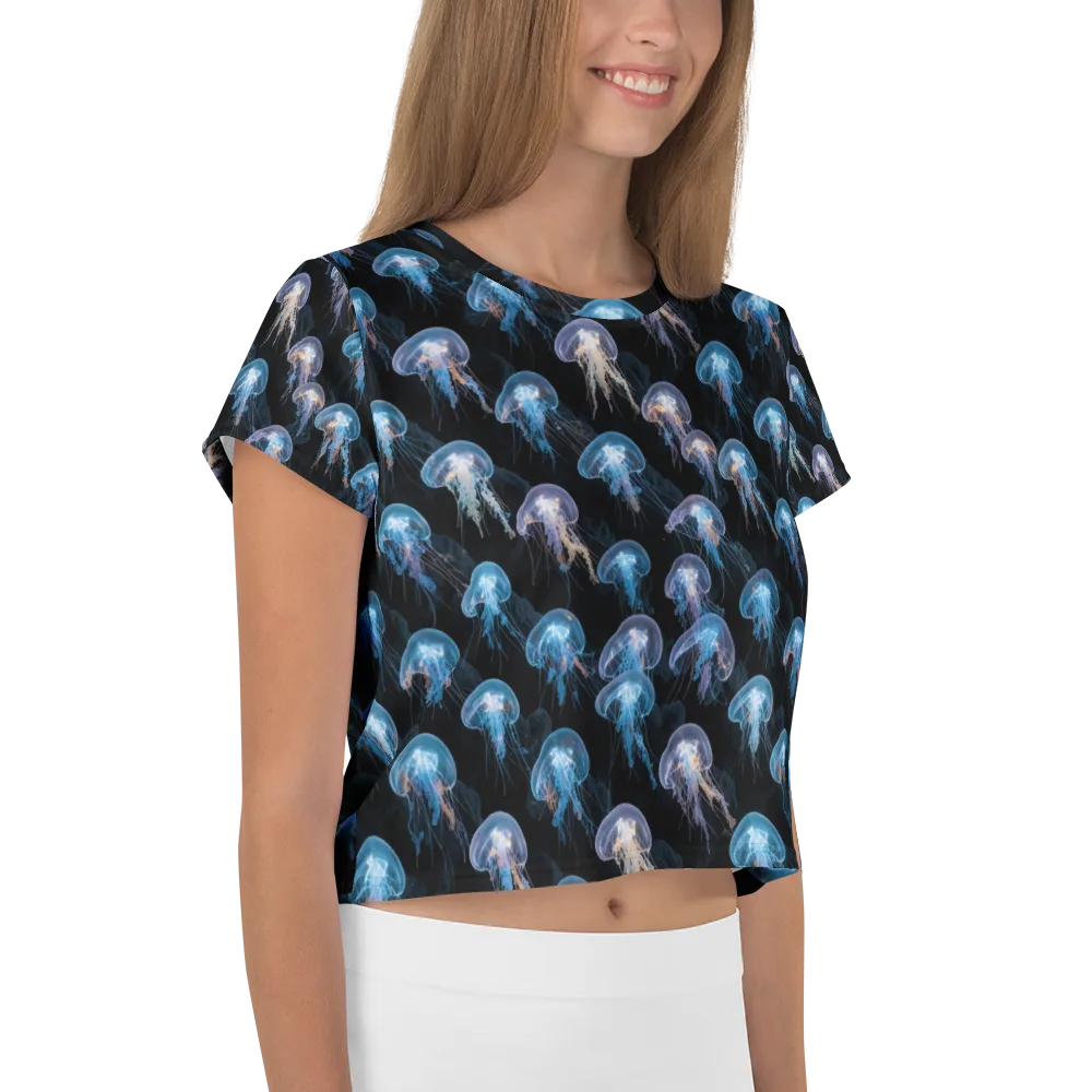Deep-sea Reverie on Crop Tee — Right