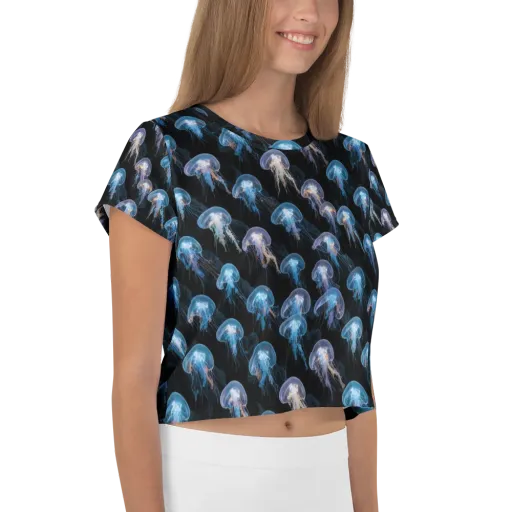 Deep-sea Reverie on a Crop Tee