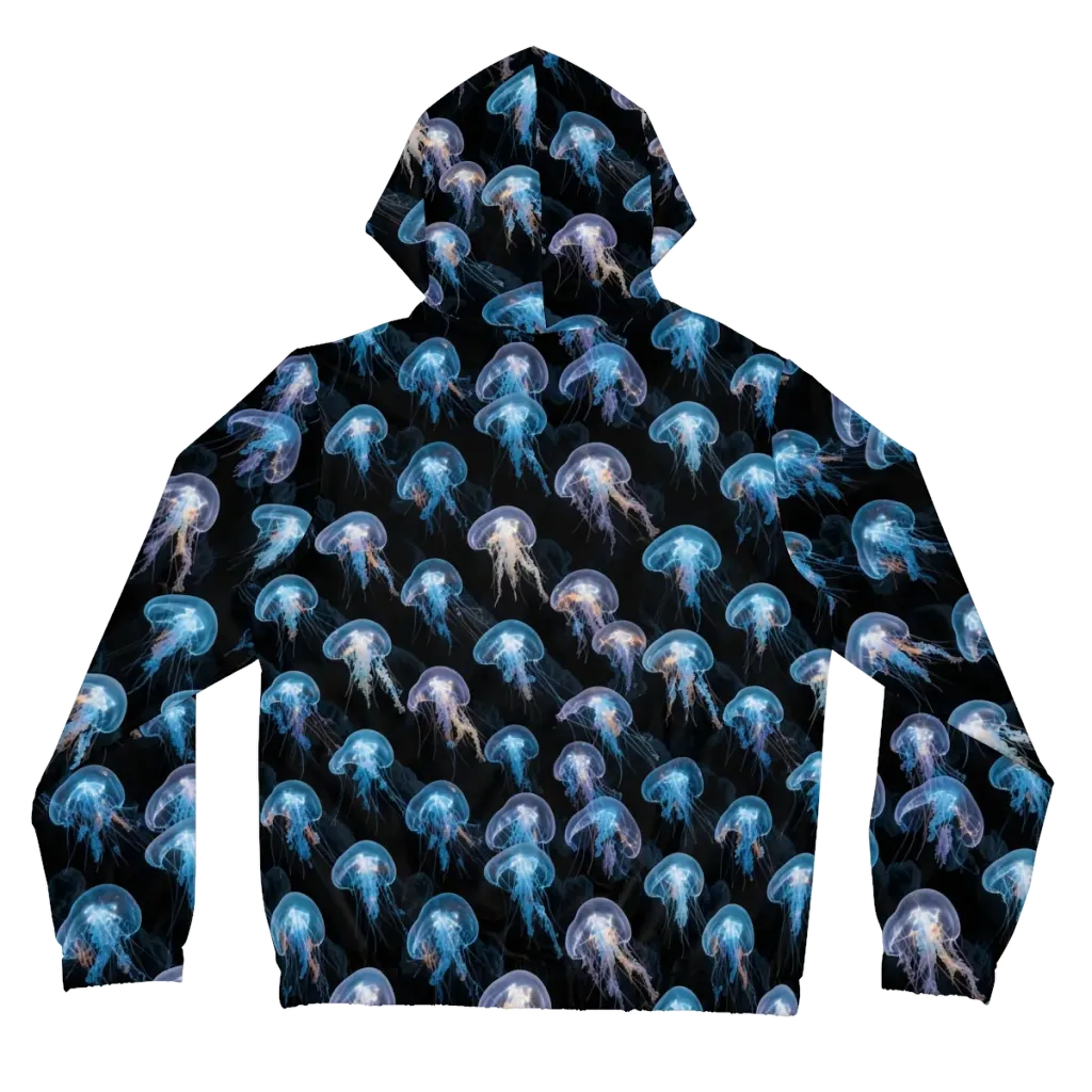 Deep-sea Reverie on Women's Full-Zip Hoodie — Back